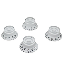 Load image into Gallery viewer, Bell Knob Set (4)  White For Gibson Les Paul - Fit CTS Inch Size
