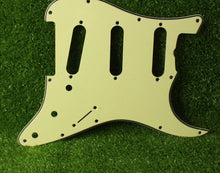 Load image into Gallery viewer, 59 - 62 Pickguard Replacement For Fender Strat Wide Bevel - Mint Green
