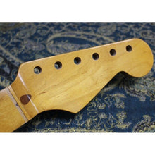 Load image into Gallery viewer, Aged Nitro Tinted Finish 50&#39;s Style Strat Maple Guitar Neck Japan F11
