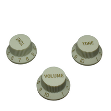 Load image into Gallery viewer, Made In Japan Stratocaster Strat Knobs Set Mint Green
