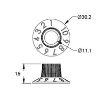 Load image into Gallery viewer, Real Bakelite Witch Hat Knob Set (4) Black w/ Set Screw For Fender Amps Guitars
