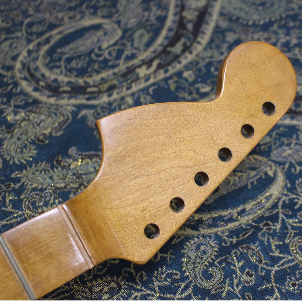 FNK-045 - Nitro Finish Reversed Large Headstock Maple Cap Neck For Stratocaster