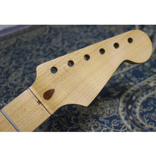 Load image into Gallery viewer, FNK-048 Satin Nitro Tinted Finish 22 Fret Strat Maple Guitar Neck
