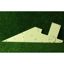 Load image into Gallery viewer, 58 Flying V Pickguard Replacement w/ Round Jack Plate - Cream 3 Ply
