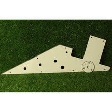 Load image into Gallery viewer, 58 Flying V Pickguard Replacement w/ Round Jack Plate - Parchment 3 Ply
