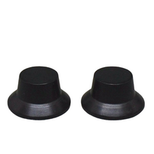 Load image into Gallery viewer, Montreux Japan Ebony Guitar Top Hat Knobs Fits Imperial / Metric Strat (2)
