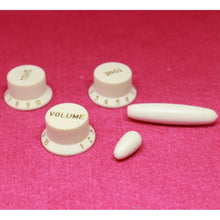 Load image into Gallery viewer, 1954 Fender Stratocaster Polystyrene Bakelite Knobs Set C
