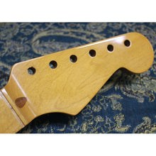 Load image into Gallery viewer, FNK-010- Aged Nitro Finish Vintage Replacement Maple Neck For 50&#39;s Stratocaster
