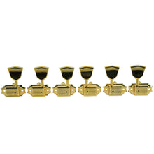 Load image into Gallery viewer, KLUSON SD90SLG/M 3 By 3 Single Line Tuners For GIBSON Metal Buttons Gold
