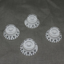 Load image into Gallery viewer, Bell Knob Set (4)  White For Gibson Les Paul - Fit CTS Inch Size
