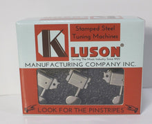 Load image into Gallery viewer, Kluson Vintage 6 in line Tuners for 50-55 Fender KD-6B-NM NL No Logo
