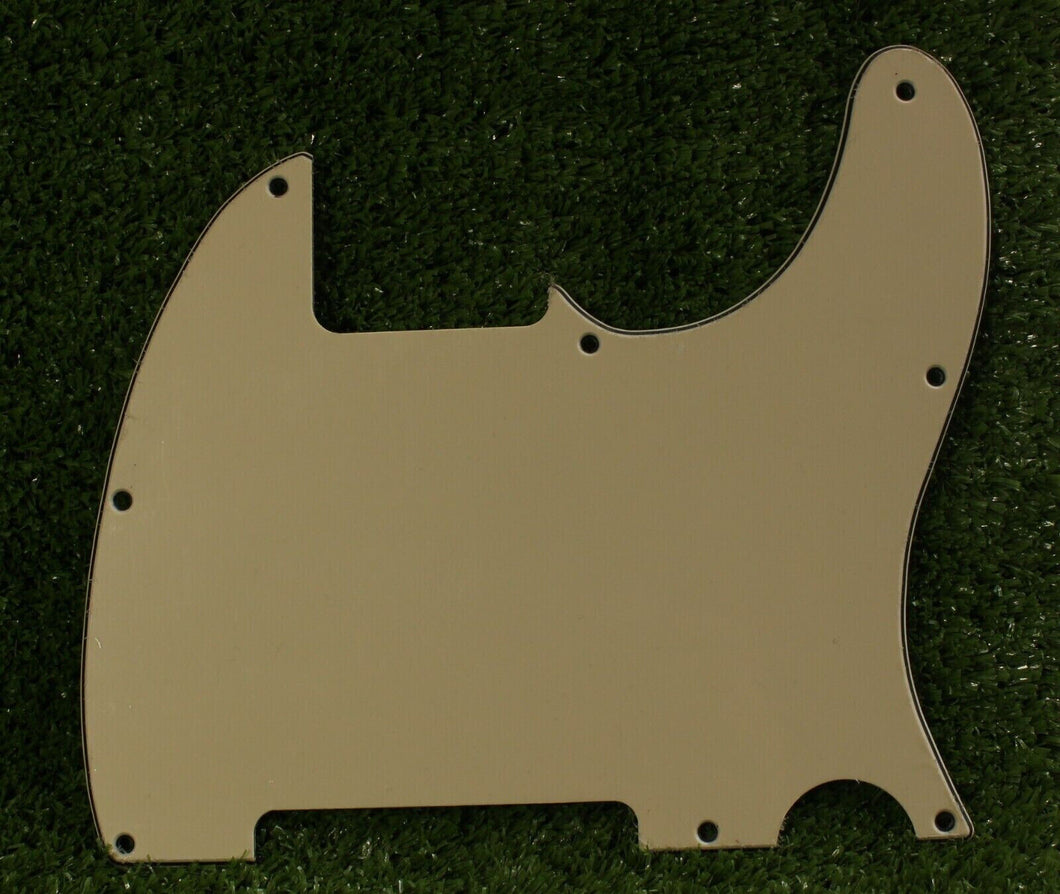 Telecaster Esquire Pickguard For Std USA Fender Tele - Vintage Cream