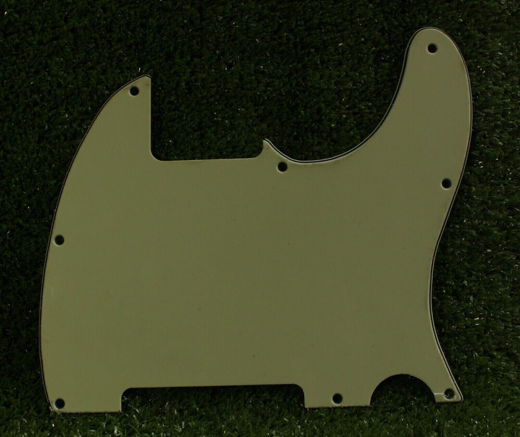 Telecaster Esquire Pickguard For Std USA Fender Tele - Mint Green