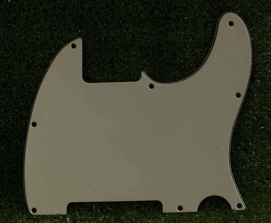 Telecaster Esquire Pickguard For Std USA Fender Tele - Parchment