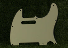 Load image into Gallery viewer, Telecaster Pickguard For 60s USA Fender Tele Mint Ivory Wide Bevel
