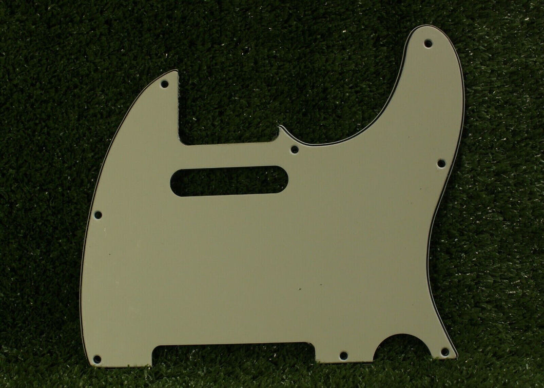 Telecaster Pickguard For 60s USA Fender Tele Mint Ivory Wide Bevel