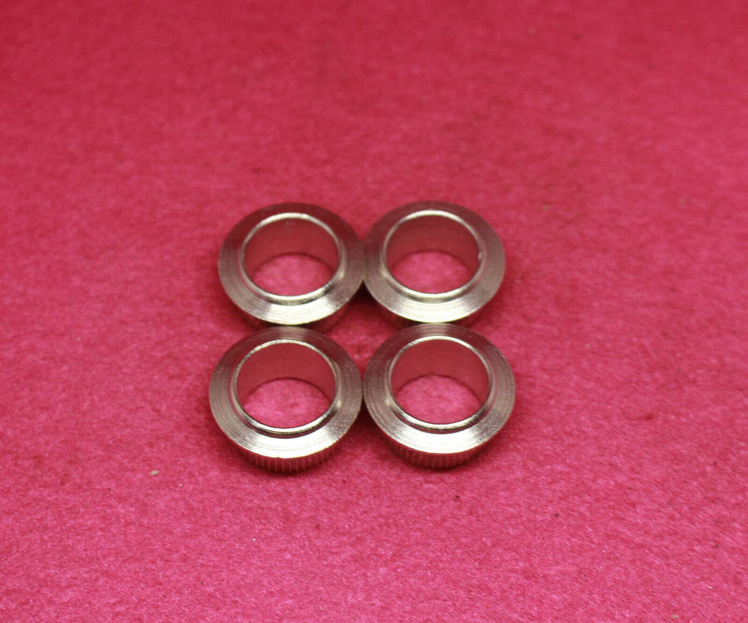 Fender 50s 60s USA Reissue Vintage Bass Tuner Bushings (4) Nickel