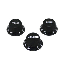 Load image into Gallery viewer, Genuine Fender Stratocaster Strat Knobs Set - Black
