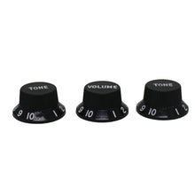 Load image into Gallery viewer, Genuine Fender Stratocaster Strat Knobs Set - Black
