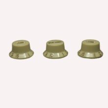 Load image into Gallery viewer, Genuine Fender Stratocaster Strat Knobs Set - Vintage Cream
