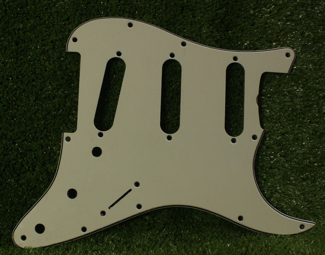 68, 69 Pickguard For Fender Strat Pearl Back - White