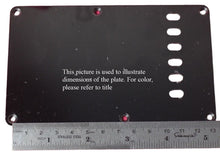 Load image into Gallery viewer, Vintage Style Tremolo Cover Back Plate For Fender Strat - Black 1 Ply 1.4mm
