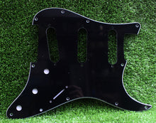 Load image into Gallery viewer, Voodoo Pickguard Reverse Bridge Pickup Fits Jimi Hendrix Strat - Black
