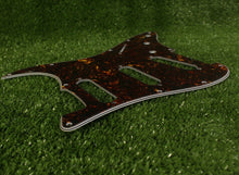 Load image into Gallery viewer, Voodoo Pickguard Reverse Bridge Pickup Fits Jimi Hendrix Strat - Brown Tortoise
