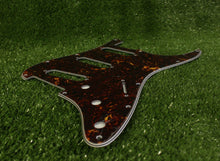 Load image into Gallery viewer, Voodoo Pickguard Reverse Bridge Pickup Fits Jimi Hendrix Strat - Brown Tortoise
