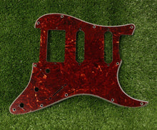 Load image into Gallery viewer, Pickguard For 62 HSS Strat Humbucker Cover - Vintage Tortoise Celluloid Top
