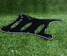 Load image into Gallery viewer, Standard Lefty Pickguard For 62 Strat For USA Mex Fender  - Black 3 Ply
