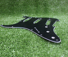 Load image into Gallery viewer, Standard Lefty Pickguard For 62 Strat For USA Mex Fender  - Black 3 Ply
