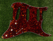 Load image into Gallery viewer, Standard Pickguard For 65 Strat For USA Fender  - Brown Celluloid Tortoise Shell
