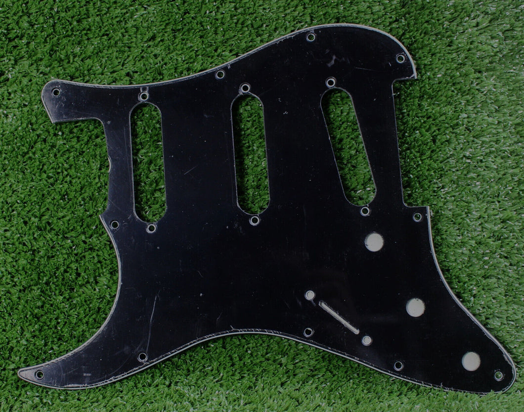 Pickguard For Lefty 64 Strat For Left Handed USA Fender - Black 3 Ply