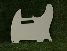 Load image into Gallery viewer, Telecaster Pickguard For Vintage 50s USA Fender Tele - White 1 Ply 2mm 5 Holes
