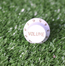 Load image into Gallery viewer, 50 pieces Strat Metric Volume Knobs White Made in Korea
