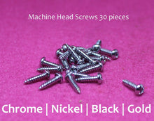 Load image into Gallery viewer, 30 pcs Machine Head Tuner Tuning Screws  / Truss Rod Cover Screws
