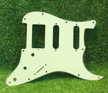 Load image into Gallery viewer, Pickguard For 62 HSS Strat Humbucker Cover Version  - Mint Green Display Piece
