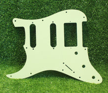 Load image into Gallery viewer, Pickguard For 62 HSS Strat Humbucker Cover Version  - Mint Green Display Piece
