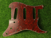 Load image into Gallery viewer, Standard Pickguard For Strat For USA Mex Fender  - Red Tortoise Shell B stock
