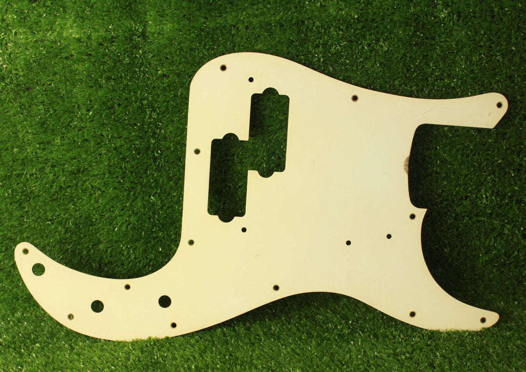 Precision P Bass Pickguard 13 Hole 1 Ply Aged Condition