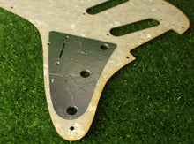 Load image into Gallery viewer, Aged 68 69 Voodoo Reverse Bridge Pickguard Pearloid Back For Hendrix Strat AGP18
