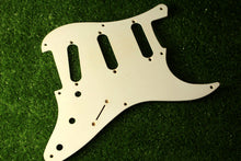 Load image into Gallery viewer, Aged Montreux 54-58  Pickguard For Fender Strat 8 Holes 1 Ply -  White AG02 2mm
