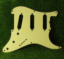 Load image into Gallery viewer, Aged 57 59 Pickguard For Fender Strat Wide Bevel 8 Holes Mint Green - AGP38
