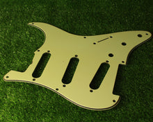 Load image into Gallery viewer, Aged 57 59 Pickguard For Fender Strat Wide Bevel 8 Holes Mint Green - AGP38
