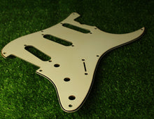 Load image into Gallery viewer, Aged 57 59 Pickguard For Fender Strat Wide Bevel Parchment - AGP24
