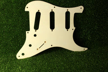 Load image into Gallery viewer, Aged Montreux 54-58  Pickguard For Fender Strat 8 Holes 1 Ply White AG06  1.7mm
