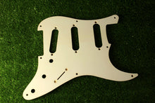 Load image into Gallery viewer, Aged Montreux 54-58  Pickguard For Fender Strat 8 Holes 1 Ply White AG06  1.7mm
