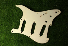 Load image into Gallery viewer, Aged Montreux 54-58  Pickguard For Fender Strat 8 Holes 1 Ply White AG06  1.7mm
