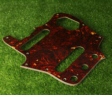 Load image into Gallery viewer, Aged Pickguard For 62 Fender Jaguar Brown Tortoise Shell Celluloid Top AGP42
